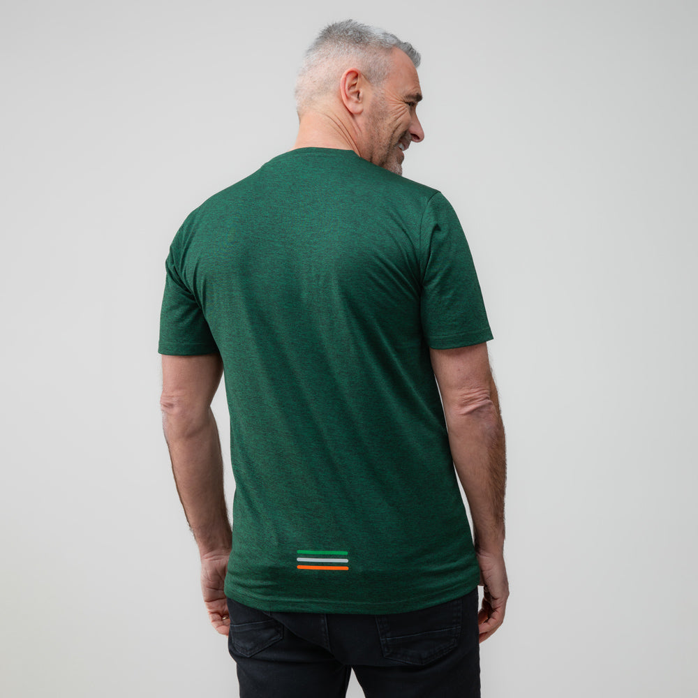 Celtic Crest Green Reflective Shoulder T-Shirt