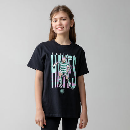 Celtic Junior Black Caitlin Hayes T-Shirt