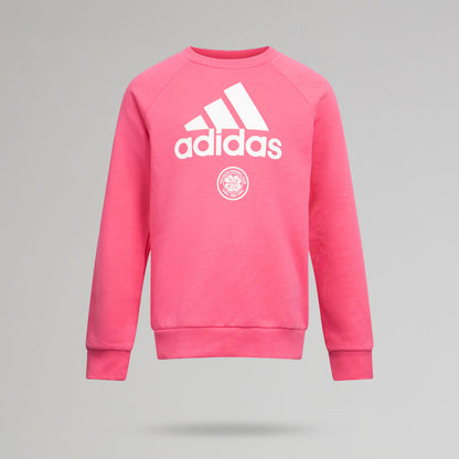 adidas Celtic Junior Pink Jogsuit