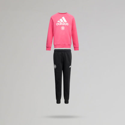 adidas Celtic Junior Pink Jogsuit