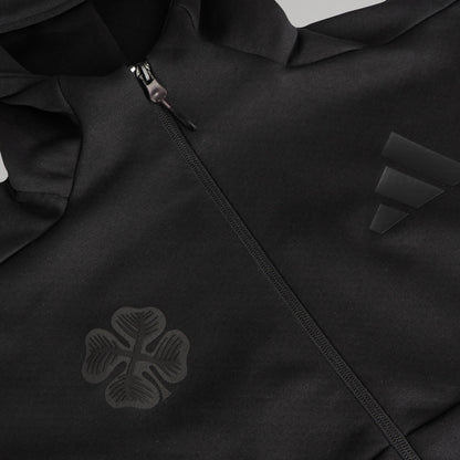 adidas Celtic Women's Z.N.E. Black Zip Hoodie