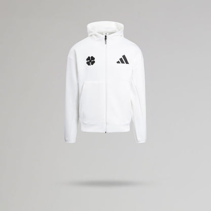 adidas Celtic Junior Z.N.E. White Hoodie