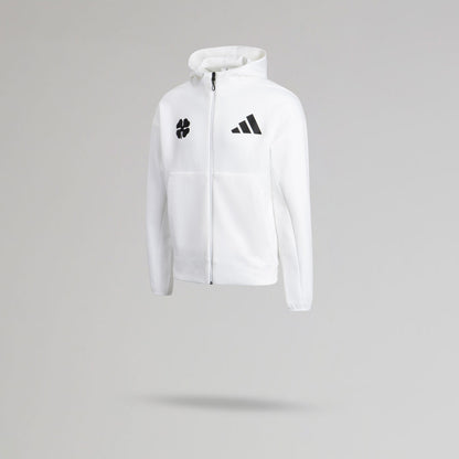 adidas Celtic Junior Z.N.E. White Hoodie