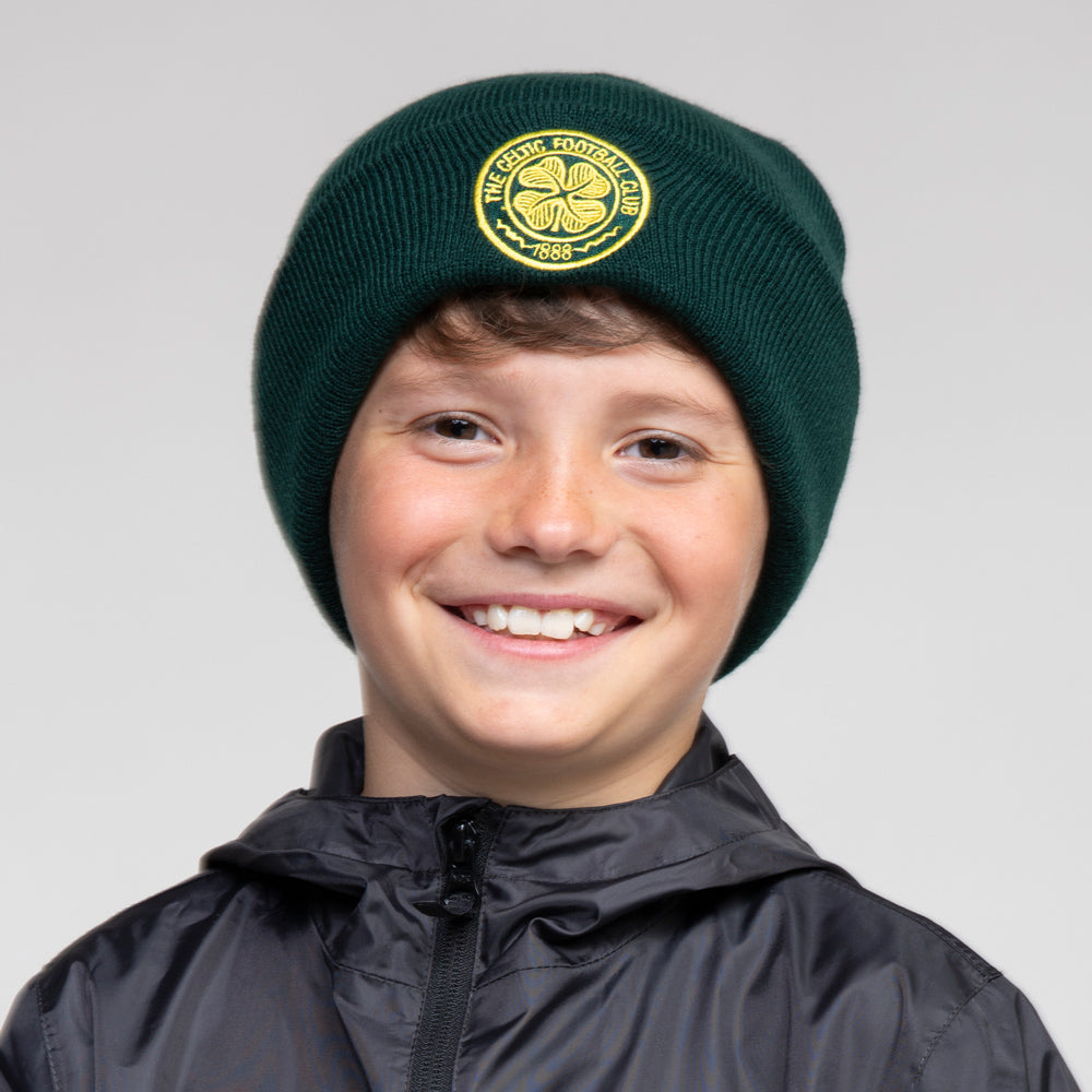 Celtic Junior Basic Beanie - Green