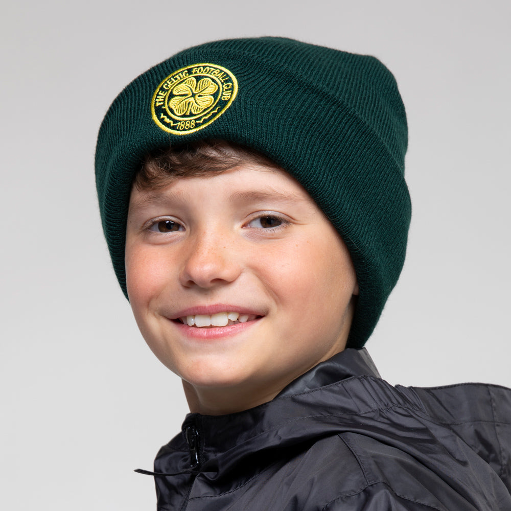 Celtic Junior Basic Beanie - Green