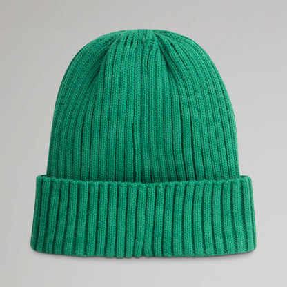 Celtic Ribbed Patch Beanie