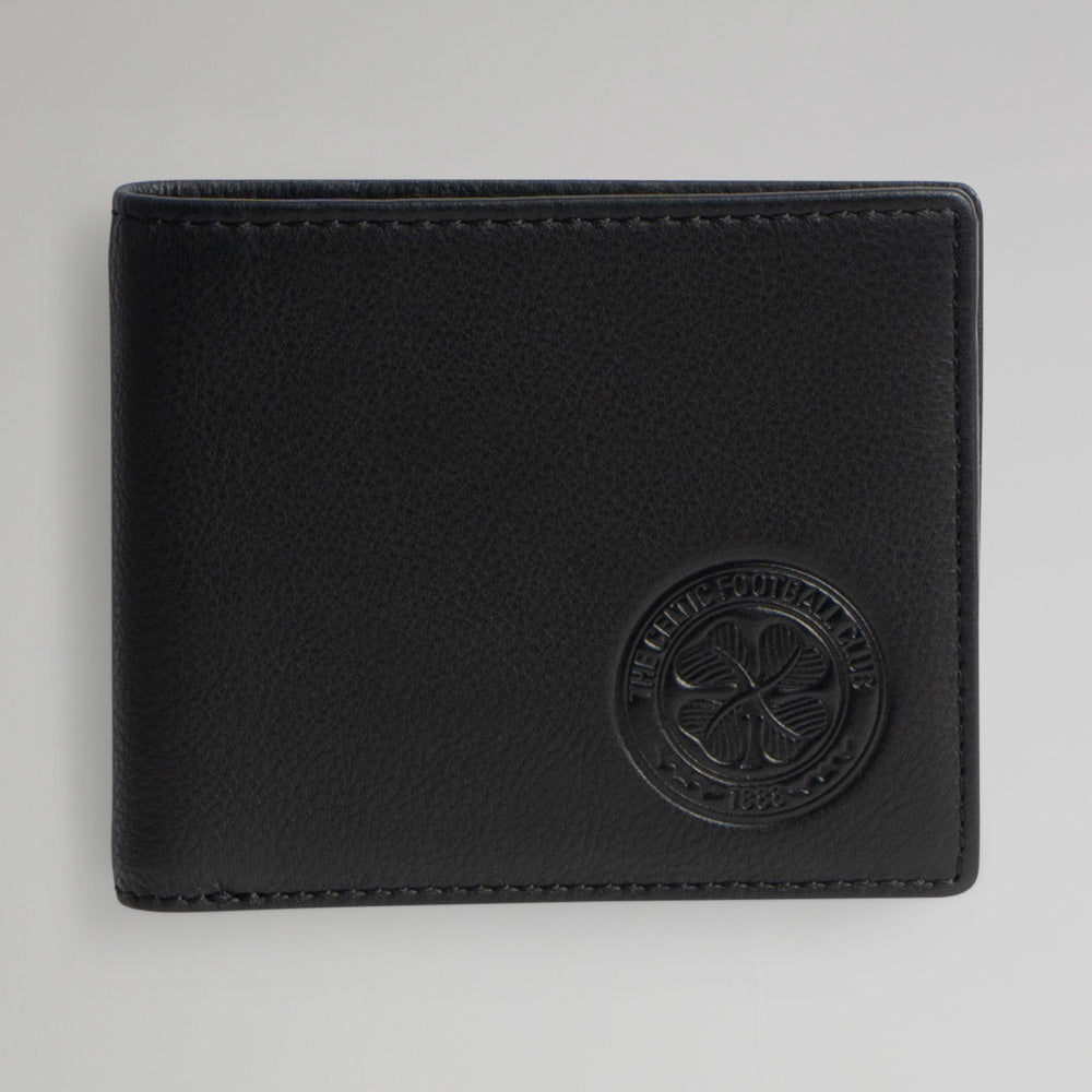 Celtic Premium Black Leather Wallet