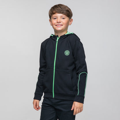 Celtic Junior Crest Full Zip Hoodie