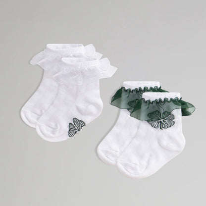 Celtic Baby 2 Pack Frilly Socks