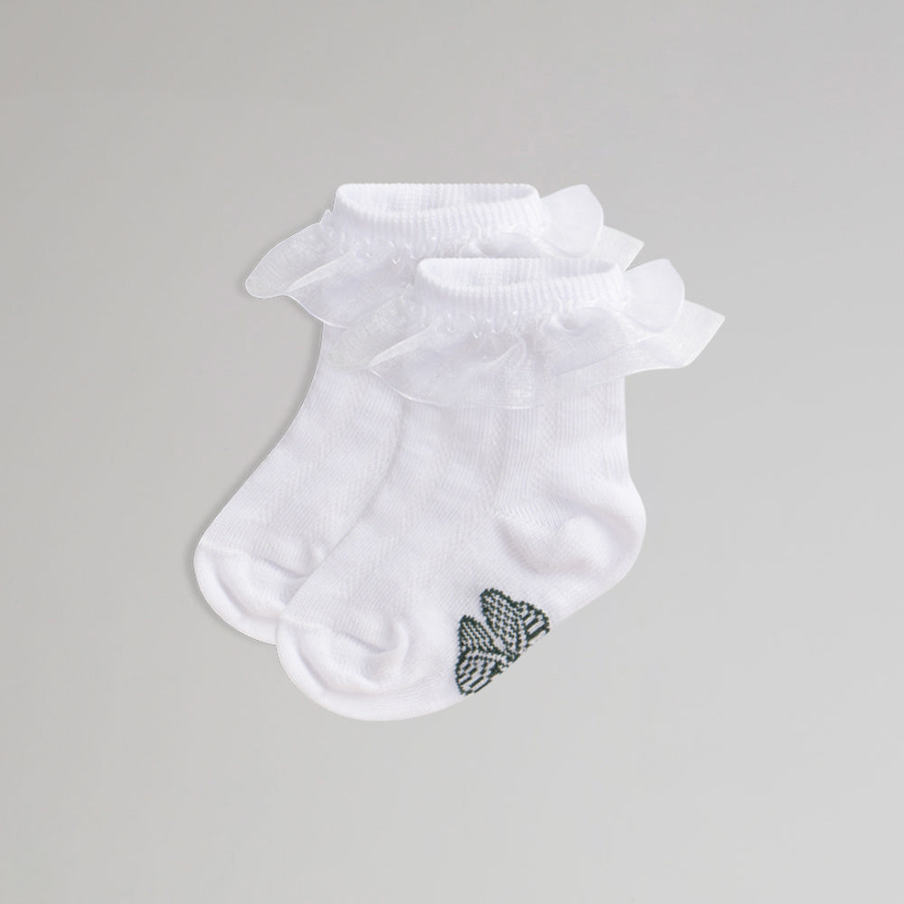 Celtic Junior 2 Pack Frilly Socks