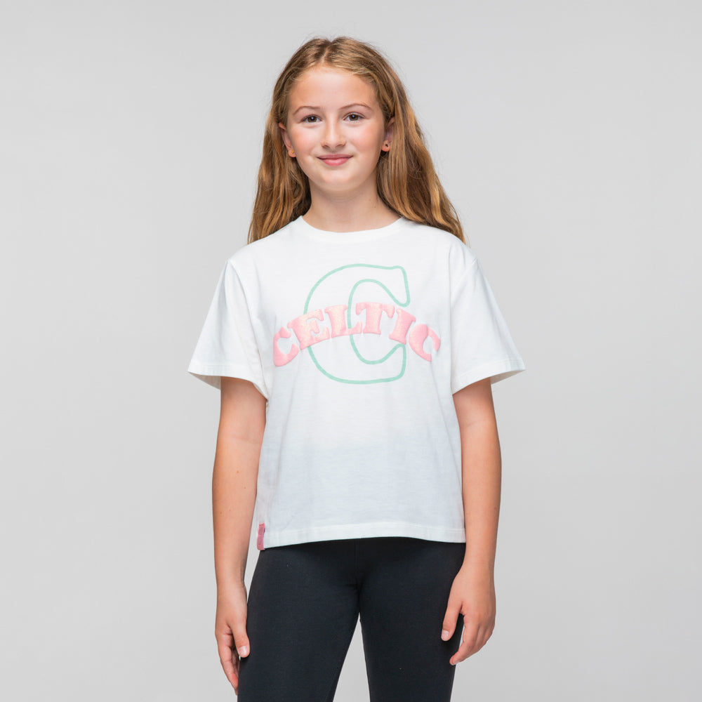 Celtic Junior White T-Shirt