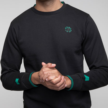 Celtic Clover Crew Neck Sweater