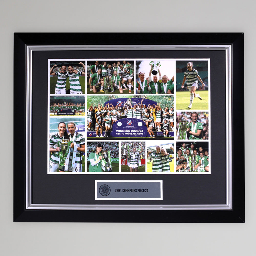 Celtic 23/24 SWPL Champions Montage Print