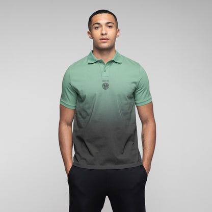 Celtic Crest Green Gradient Polo Shirt