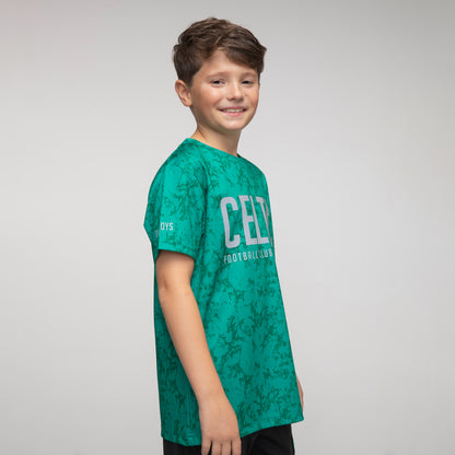 Celtic Junior Green Print T-Shirt