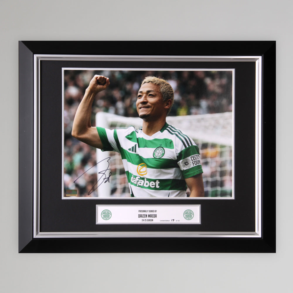 Celtic 2024/25 Daizen Maeda Signed Print