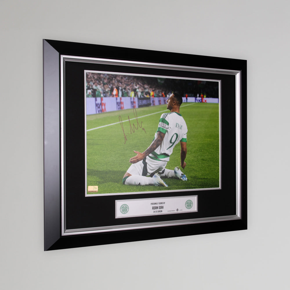 Celtic 2024/25 Adam Idah Signed Print