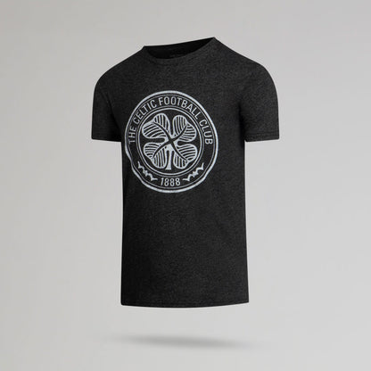 Celtic Black Silver Crest T-Shirt