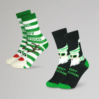 Celtic Boys 2 Pack Christmas Socks