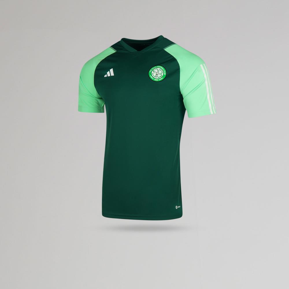adidas Celtic 2023/24 Junior Green Training Jersey