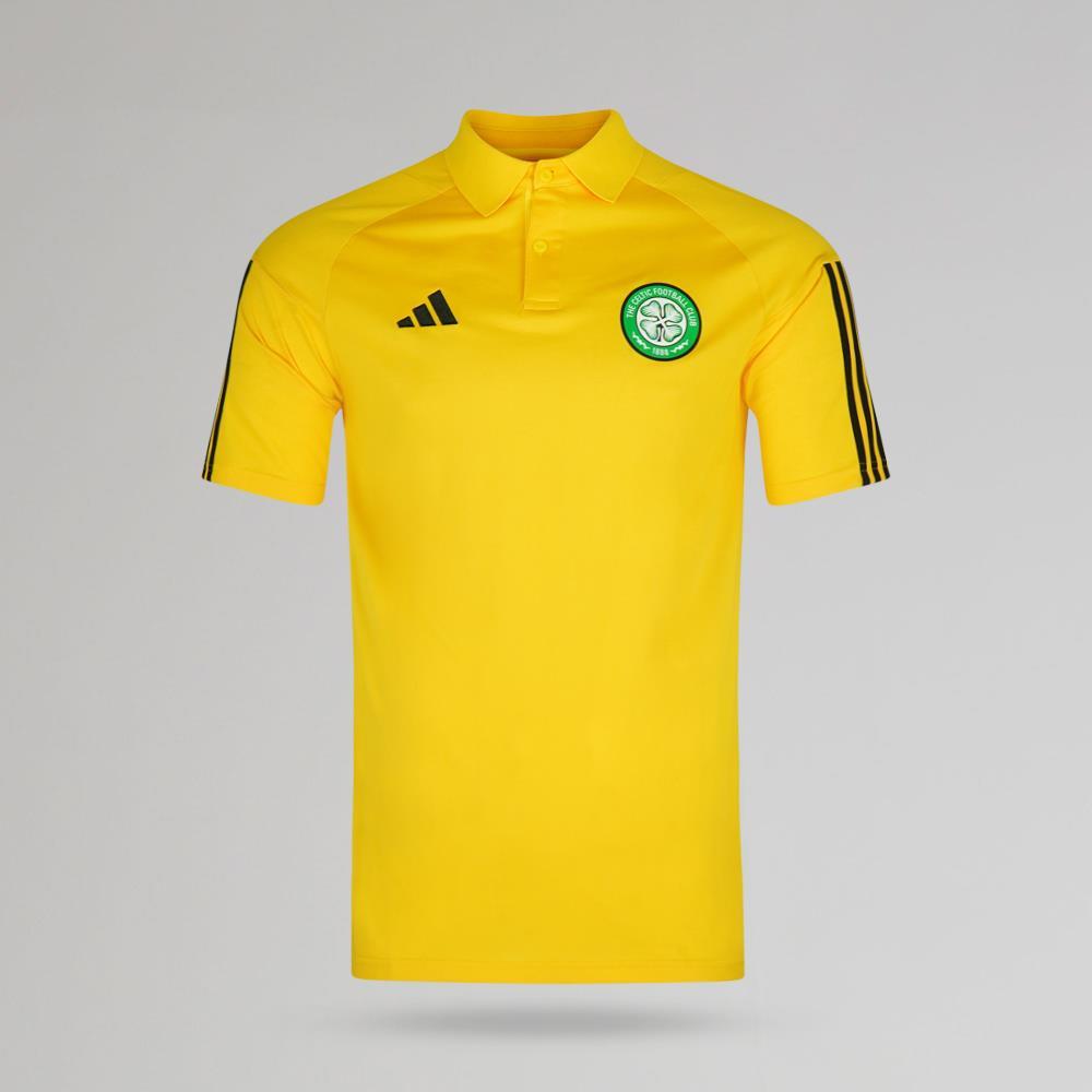 adidas Celtic 2023/24 Yellow Training Polo