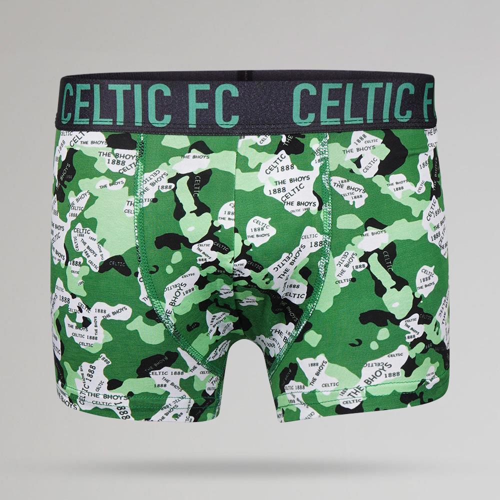 Celtic Junior 2 Pack Boxer Shorts