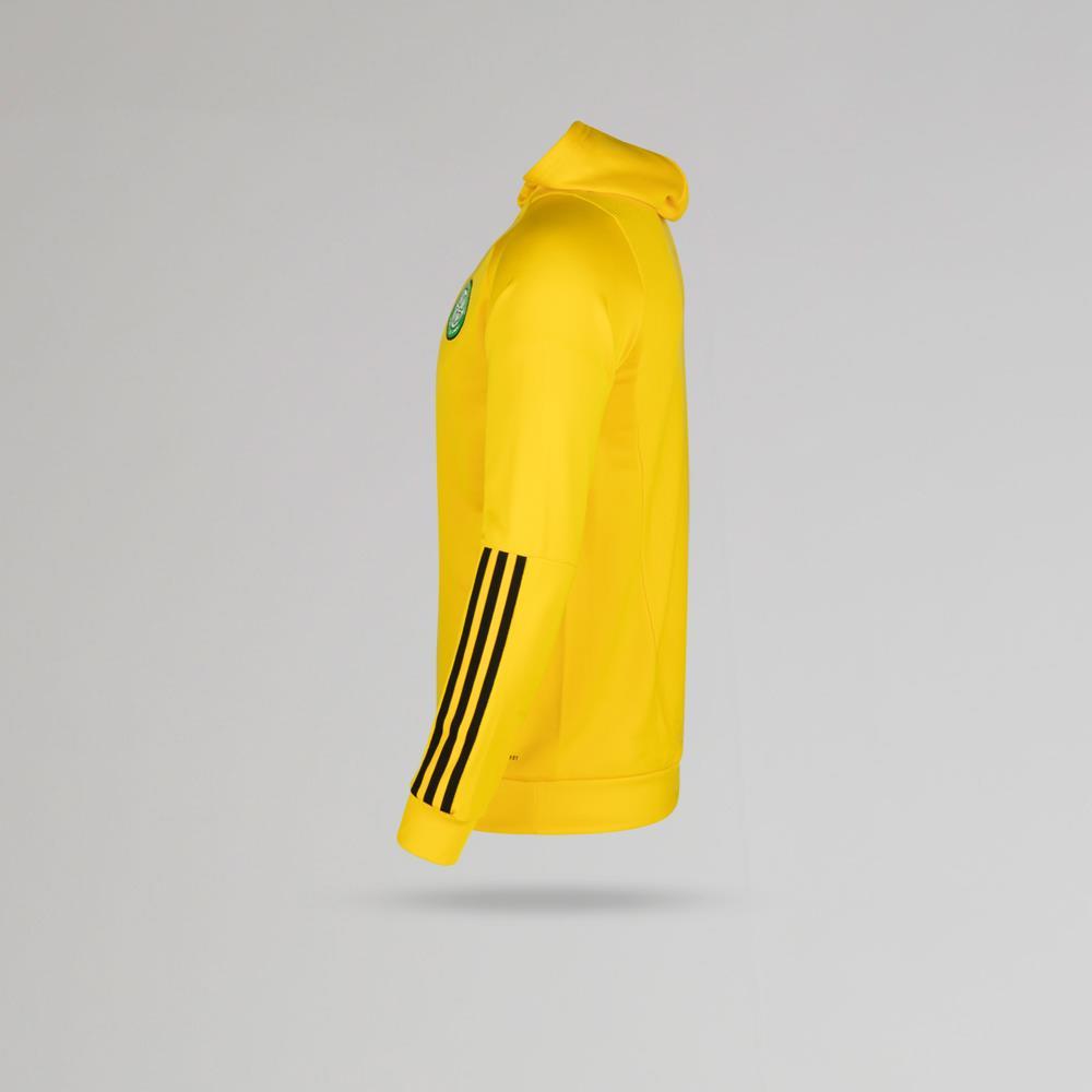 adidas Celtic 2023/24 Junior Yellow Track Hoody