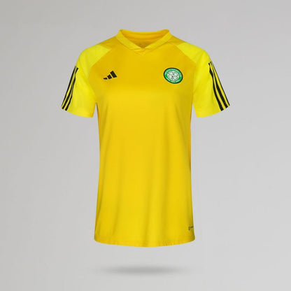 adidas Celtic 2023/24 Womens Yellow Training Jersey