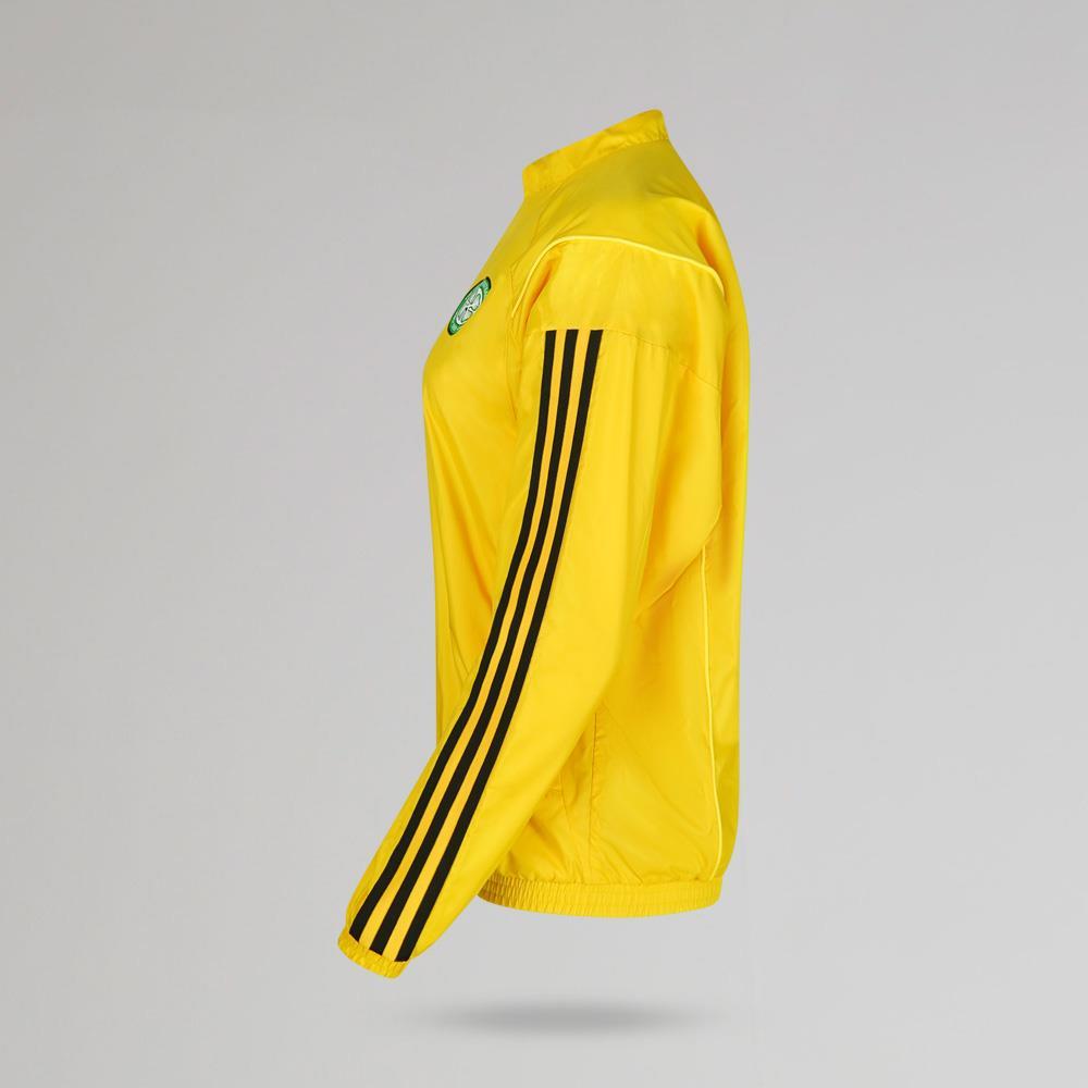 adidas Celtic 2023/24 Womens Yellow Presentation Jacket