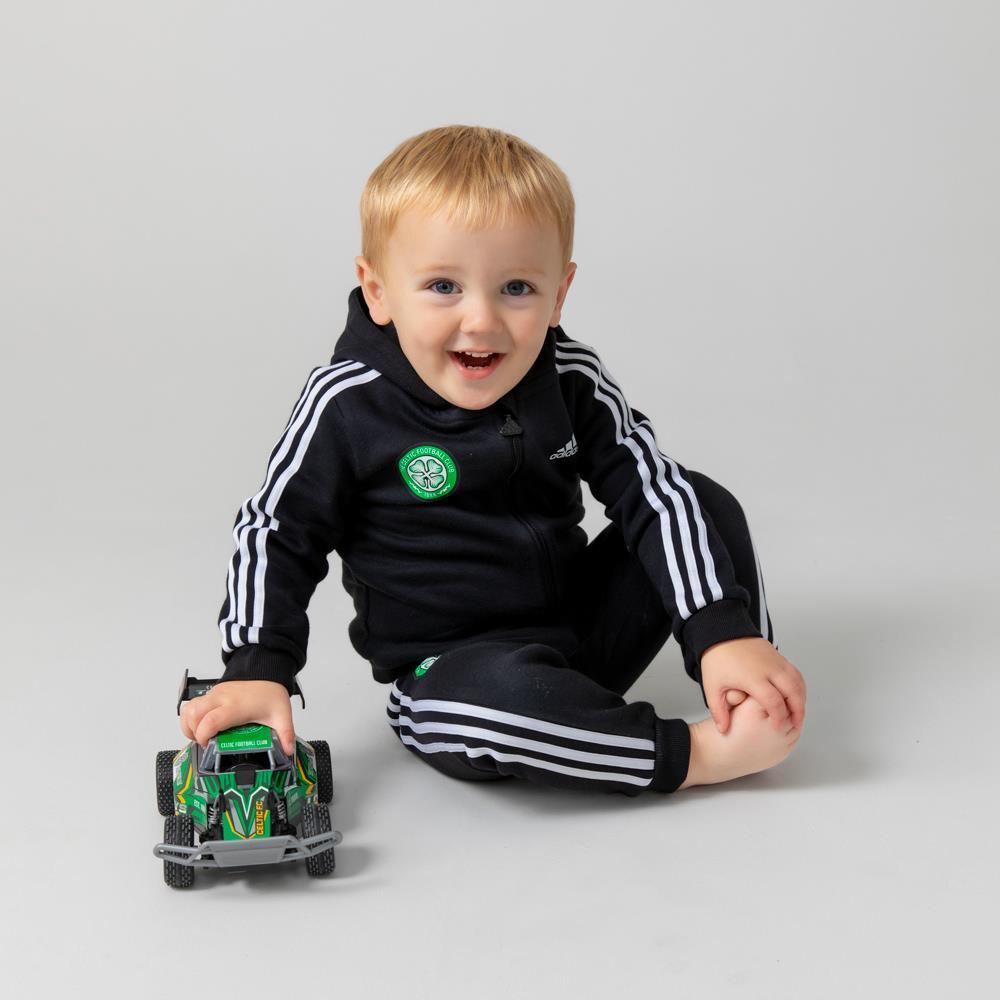 adidas Celtic Infants 3 스트라이프 트랙수트