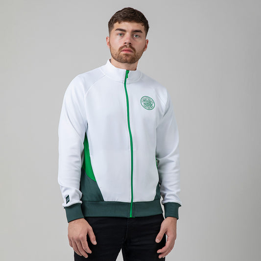 Celtic Crest White Track Jacket