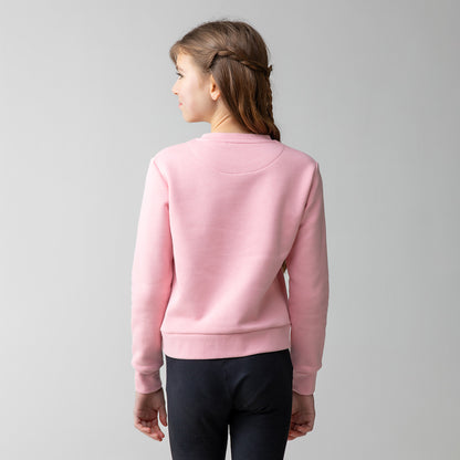 24 여자 핑크 하트 스웨트 셔츠