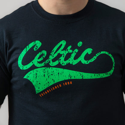 23 Celtic Est 1888 ブラック T シャツ