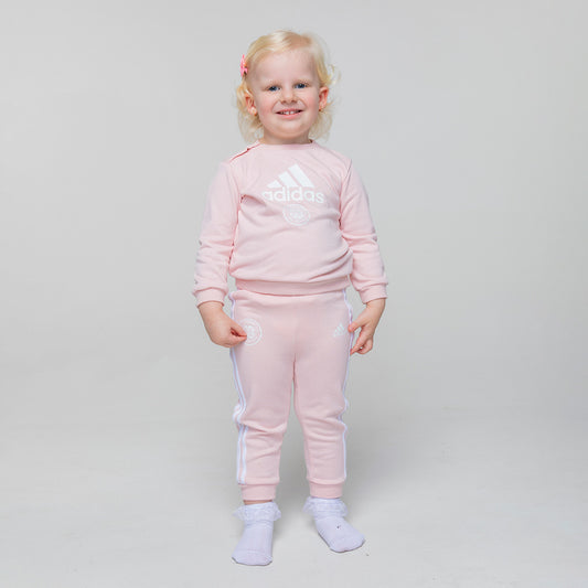 adidas Infant Pink Jogsuit