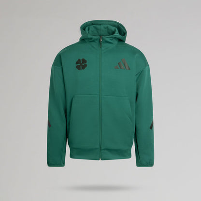 adidas Celtic Z.N.E. Green Zip Hoodie