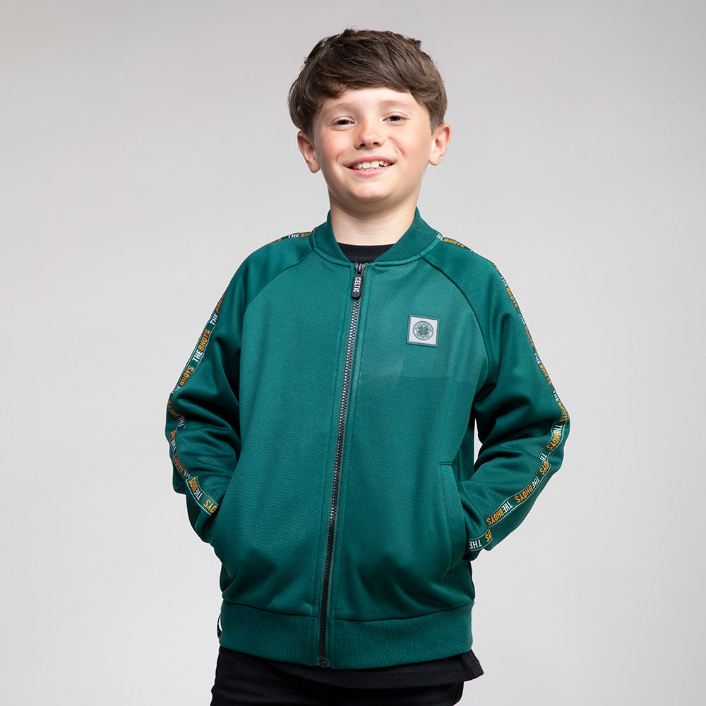 Celtic Junior Crest Taped Track Jacket