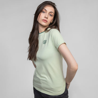 Celtic Women's Clover Mint T-Shirt