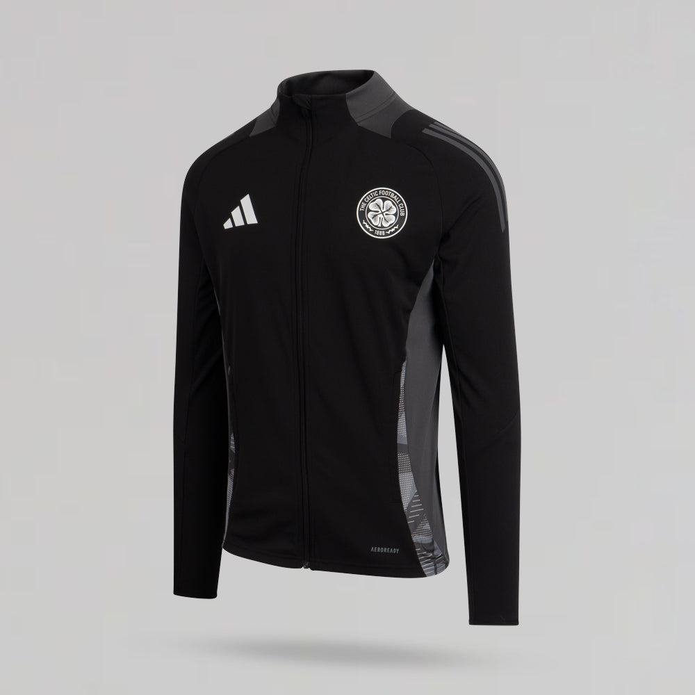 adidas Celtic 2024/25 Black Track Jacket
