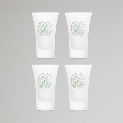 Celtic Set of 4 Frosted Shot Glasses