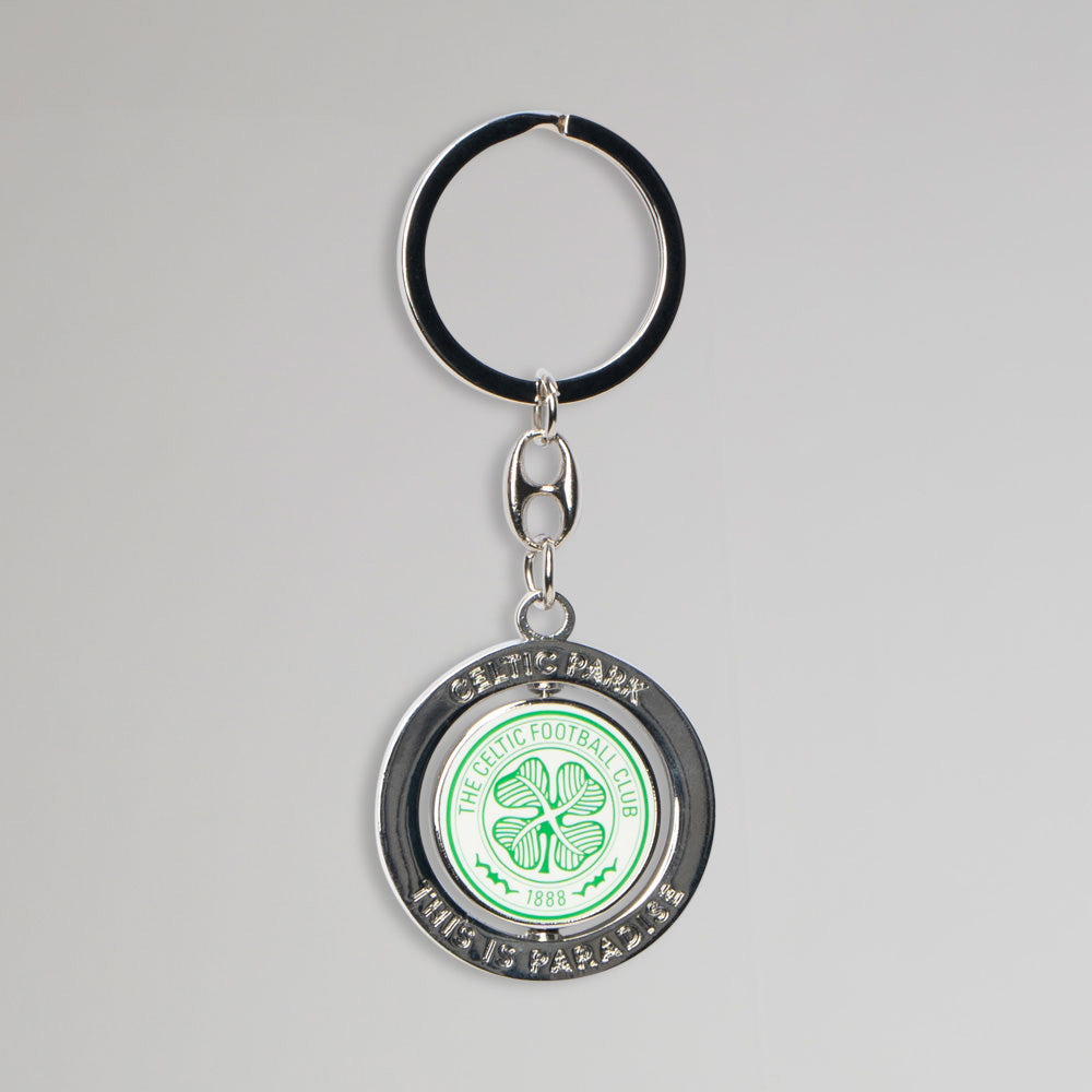 Celtic Crest Spinner Keyring