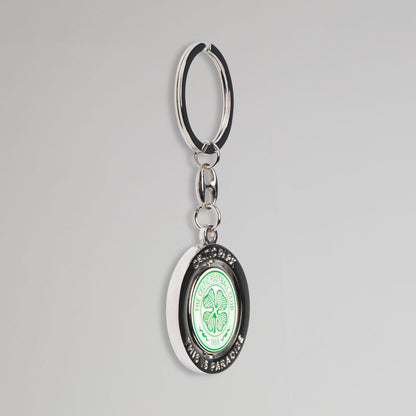 Celtic Crest Spinner Keyring