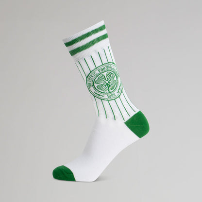 Celtic Retro White Socks