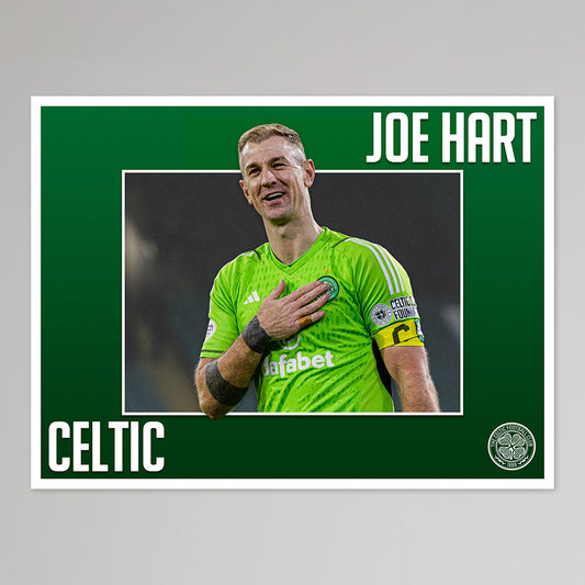 Celtic 23/24 Joe Hart Crest Poster