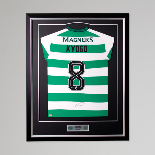 Celtic 24/25 Kyogo Furuhashi Framed Signed Shirt