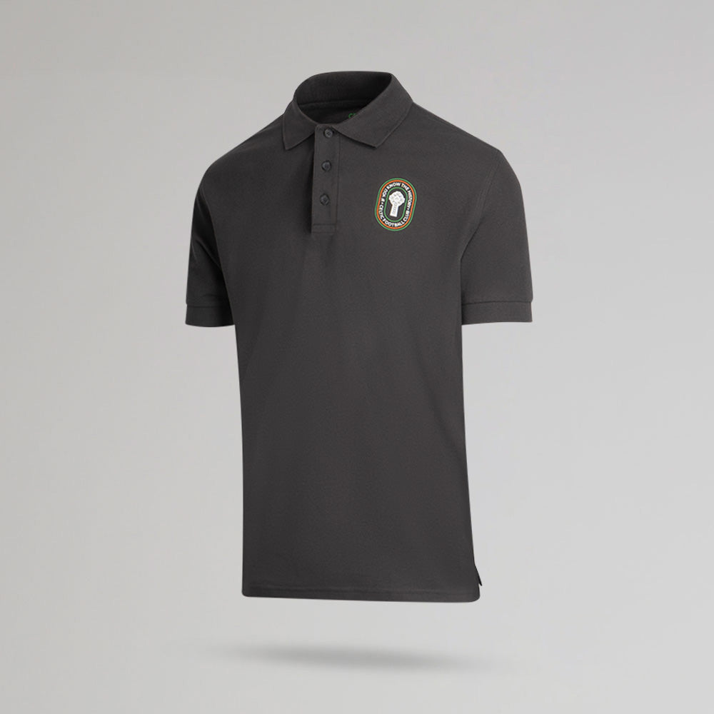 Celtic If You Know The History Dark Grey Polo Shirt